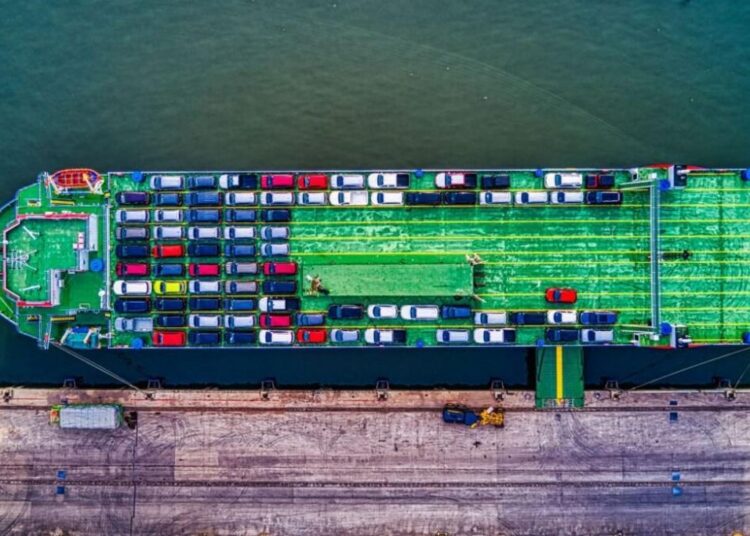 Movimentação de carga automotiva no Porto de Paranaguá