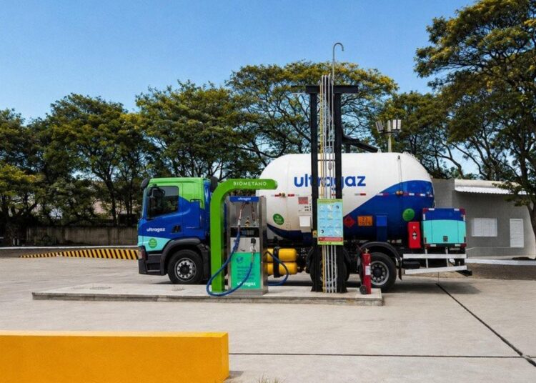 Estação de biometano da Ultragaz em Paulínia