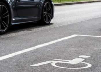 Imagem de um carro adaptado