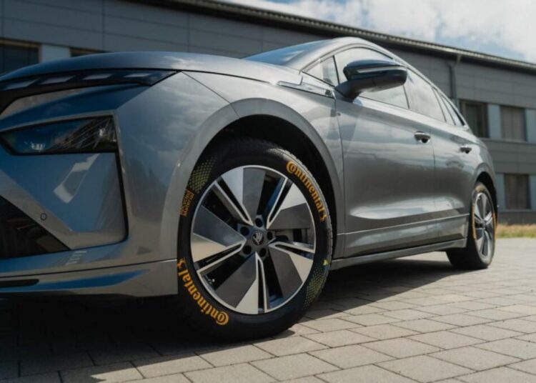 Pneu experimental da Continental com materiais reciclados