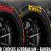 Foto dos pneus Pirelli para Fórmula 1