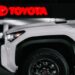 Imagem da produção de veículos da Toyota