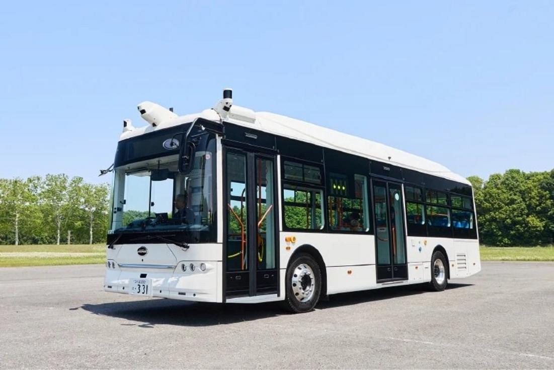 Ônibus autônomos em ação