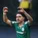 Jogadores do Palmeiras comemorando gol