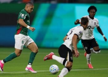 Paulinho em campo pelo Palmeiras