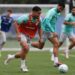 Palmeiras em treinamento