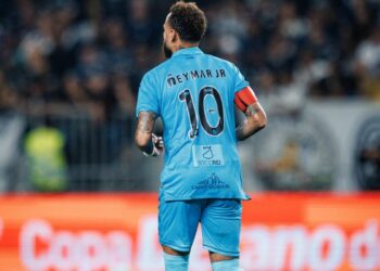 Neymar durante partida