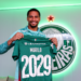 Murilo zagueiro do Palmeiras em ação