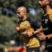 Jogadores do São Paulo em treinamento