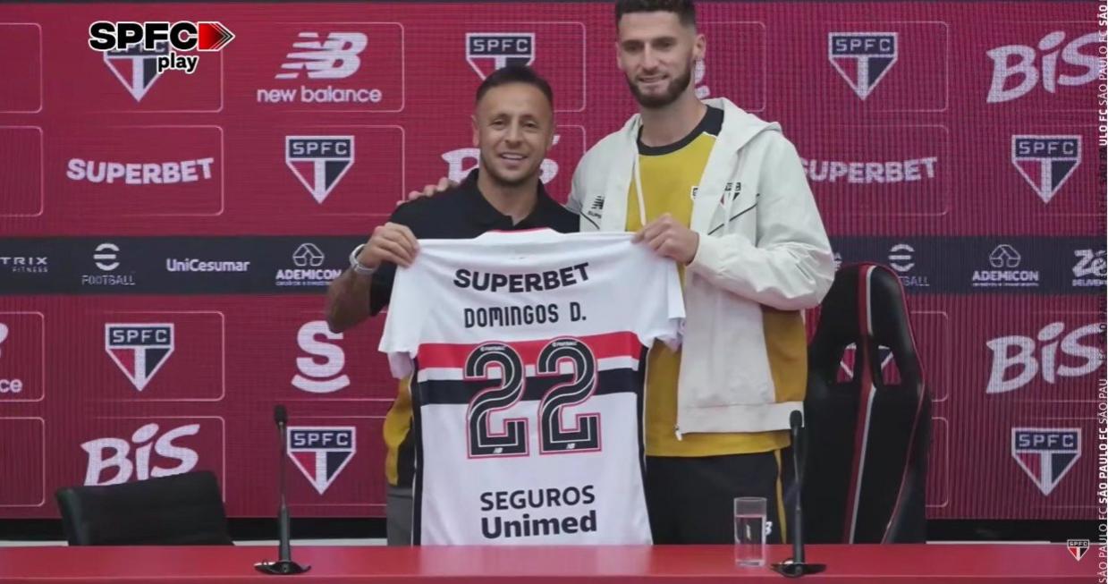 Domingos Duarte, zagueiro do São Paulo