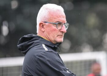 Jogadores do São Paulo em treinamento