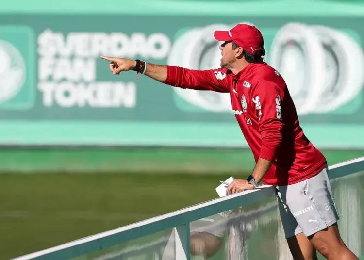 Treinamento do Palmeiras na Academia de Futebol