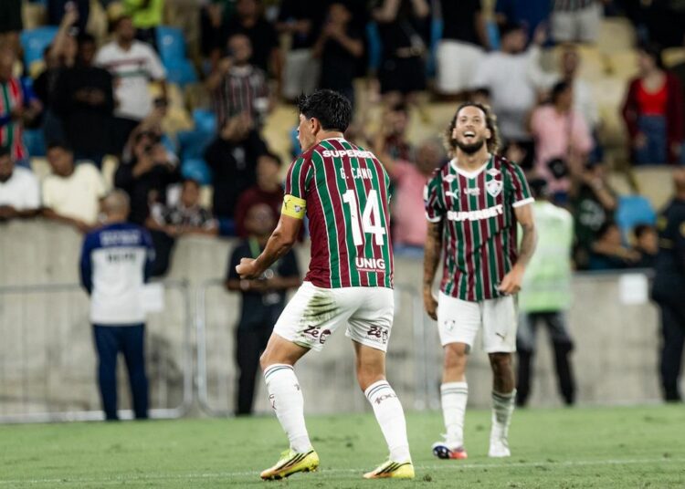 Imagens da partida entre Fluminense e Palmeiras