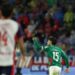 Jogadores do Palmeiras comemorando classificação na Libertadores