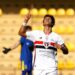 Nicolas em campo pelo São Paulo