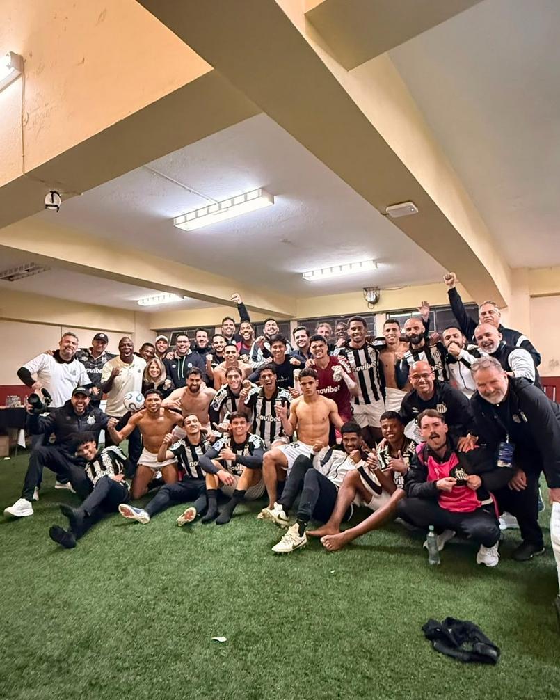 Santos em ação na Copa Sul-Americana