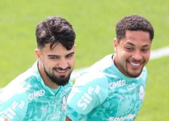 Palmeiras em treino