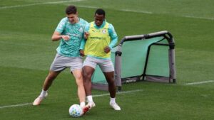 Palmeiras se prepara para duelo contra o Santos na Copa do Brasil