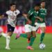 Jogador Allan em ação pelo Palmeiras
