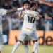 Neymar durante treinamento no Santos