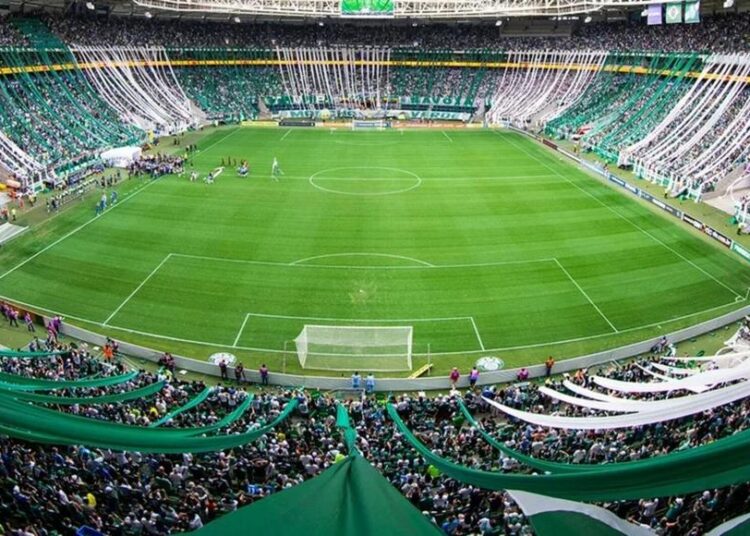 Torcida do Palmeiras no estádio