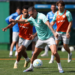 Paulinho em treino do Palmeiras
