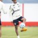 Robinho Jr. durante jogo do Santos