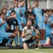 Jogadores do Santos em treinamento