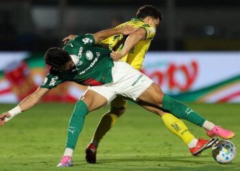 A partida entre Palmeiras e Mirassol no Estádio José Maria de Campos Maia