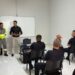 Secretário Anderson Martins durante treinamento para agentes de trânsito em Laranjal Paulista