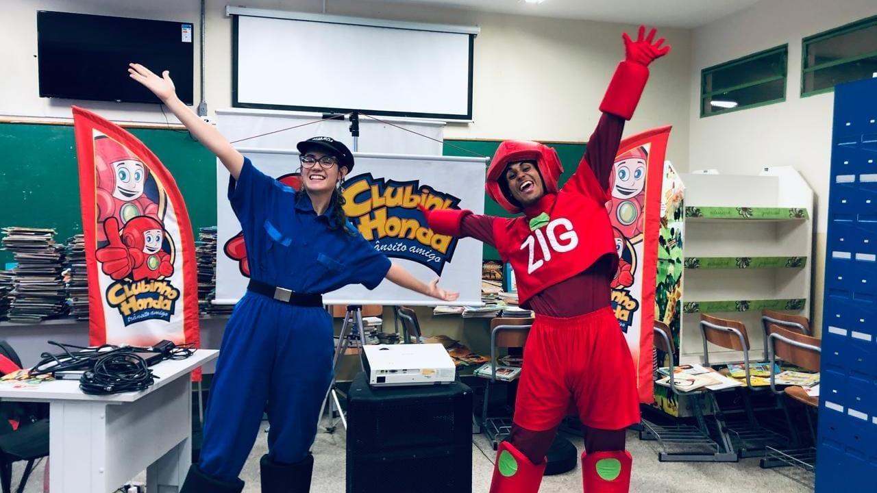 Crianças da Educação Infantil também aprendem sobre educação no trânsito, em Hortolândia