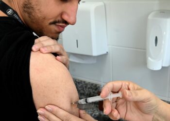 Vacina protege contra gripes A (H1N1, H3N2) e B; disponível para maiores de 6 meses em centros de saúde