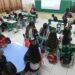 Estudantes reunidos em debate na Emef Padre Melico Cândido Barbosa