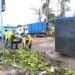 Equipes da Prefeitura mobilizadas em serviço emergencial após temporal