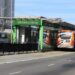 circulação no local da Estação BRT Anhanguera exige cuidado após danos na estrutura metálica