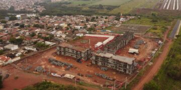 Moradia popular: Unidades habitacionais no Jardim Amanda estão 30% concluídas