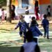 Alunos da educação infantil durante atividades em escola de Campinas