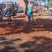 Praça no Jd. Santo André é mais uma a receber mutirão de revitalização da Prefeitura de Hortolândia