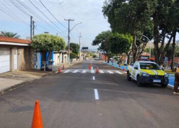 nova sinalização no Jardim Campos Verdes