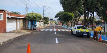 nova sinalização no Jardim Campos Verdes