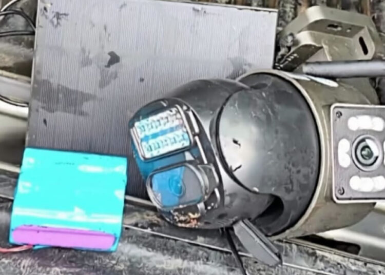 Câmera do tráfico é achada em mata de Hortolândia