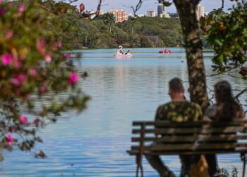 Vista da Lagoa do Taquaral destacando meio ambiente e qualidade de vida