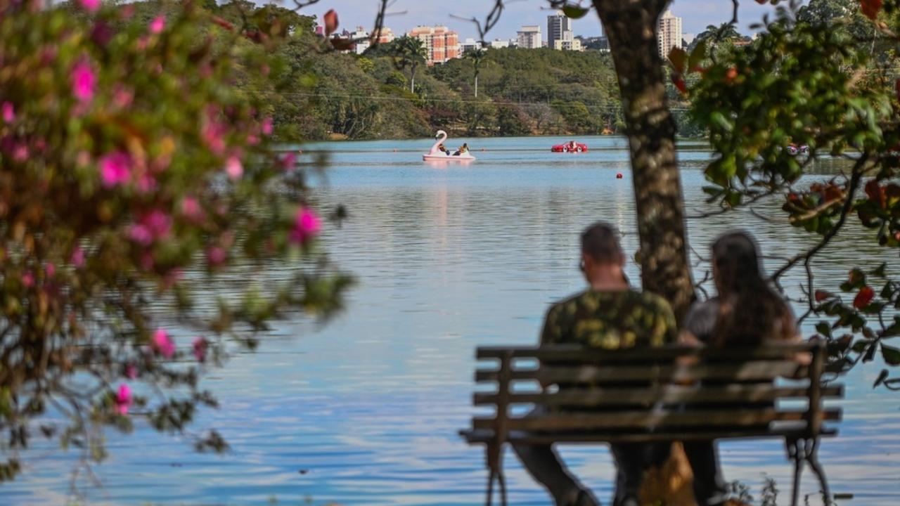Vista da Lagoa do Taquaral destacando meio ambiente e qualidade de vida