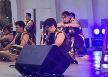Wadaiko Shin Tsubane grupo de tambores japoneses e Marcelo Louback Quarteto na Concha Acústica