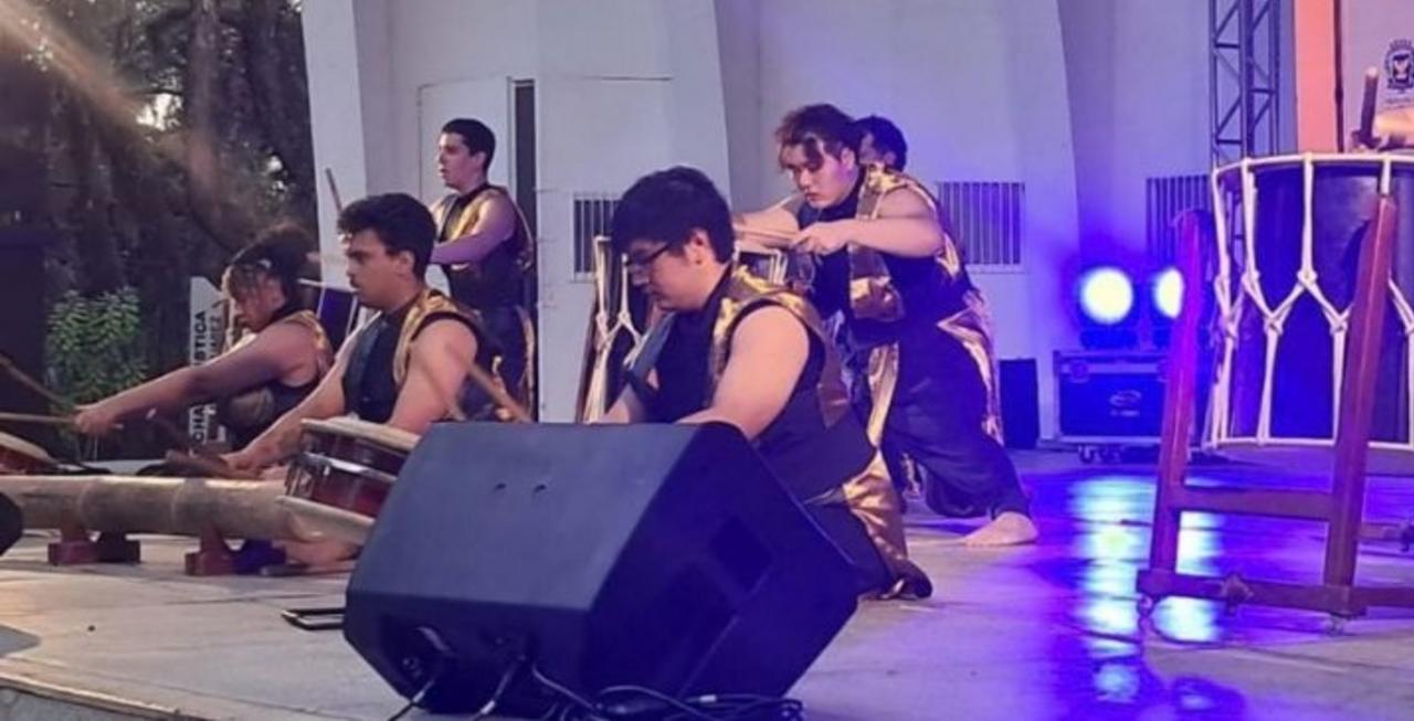 Wadaiko Shin Tsubane grupo de tambores japoneses e Marcelo Louback Quarteto na Concha Acústica