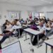 Encontro com alunos sobre enfrentamento à violência contra mulheres