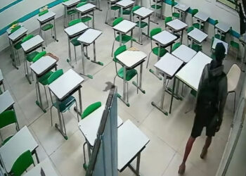 Furto em escola de Hortolândia é registrado por câmeras