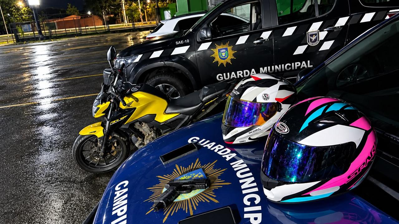 Dois suspeitos detidos com objetos recuperados pela Guarda Municipal