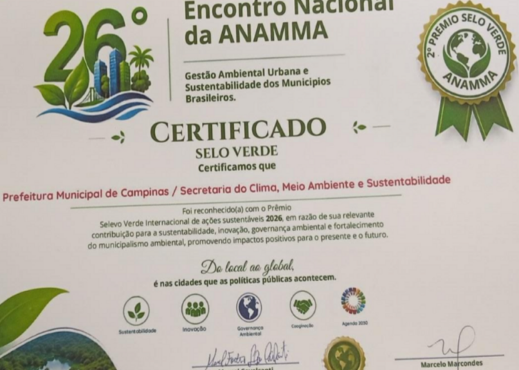 Reconhecimento de Campinas e título Honoris Causa para Andrea Struchel pela gestão ambiental