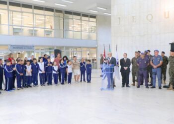 Cerimônia no saguão do Paço Municipal dá início às celebrações da Semana da Pátria